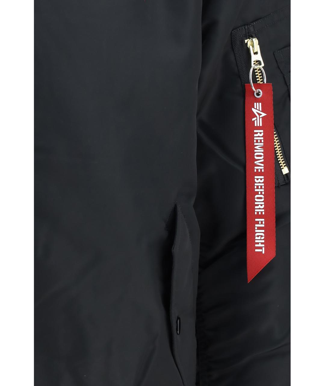ALPHA INDUSTRIES Черная нейлоновая куртка, фото 3