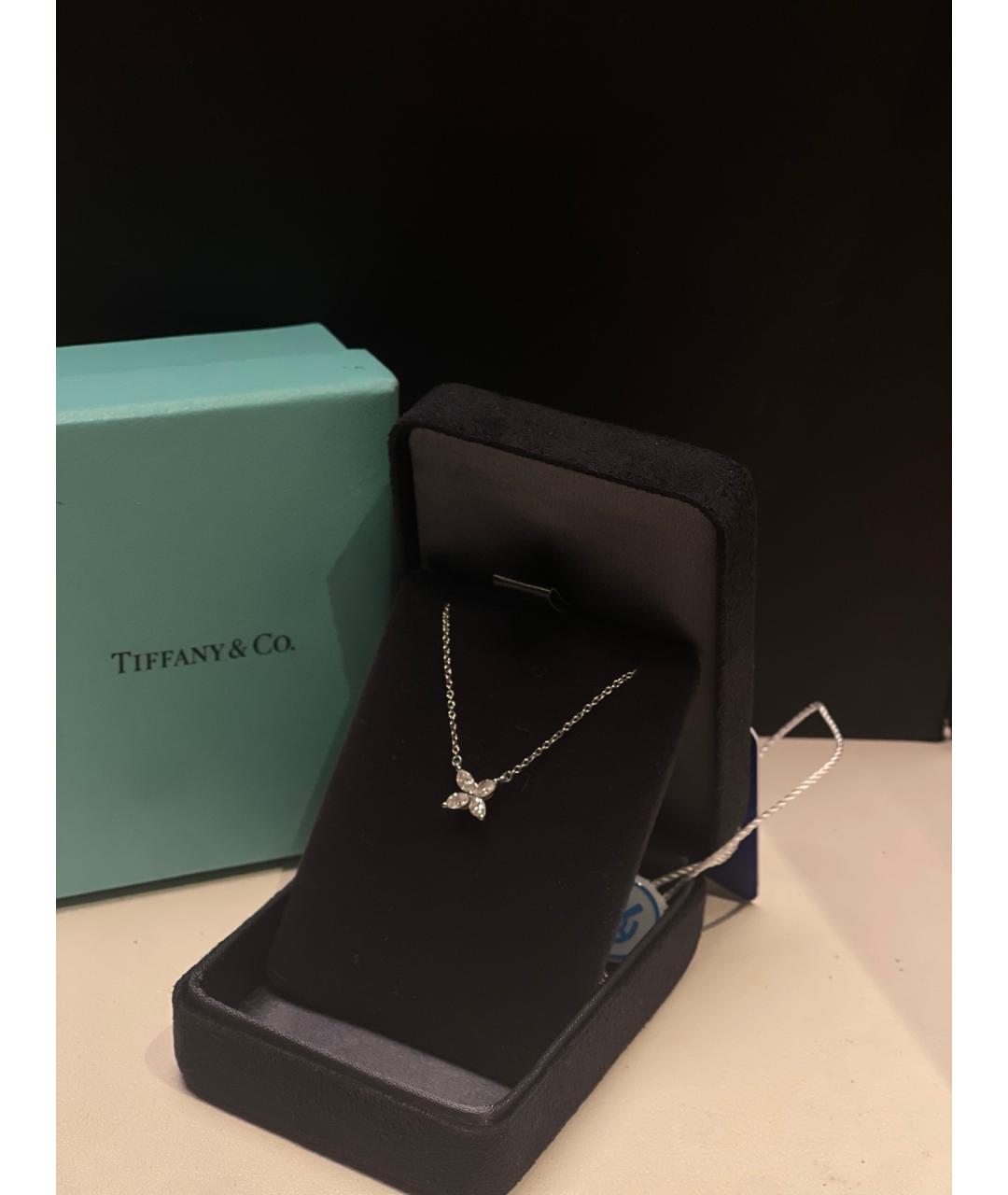 TIFFANY&CO Серебряное платиновое колье, фото 2