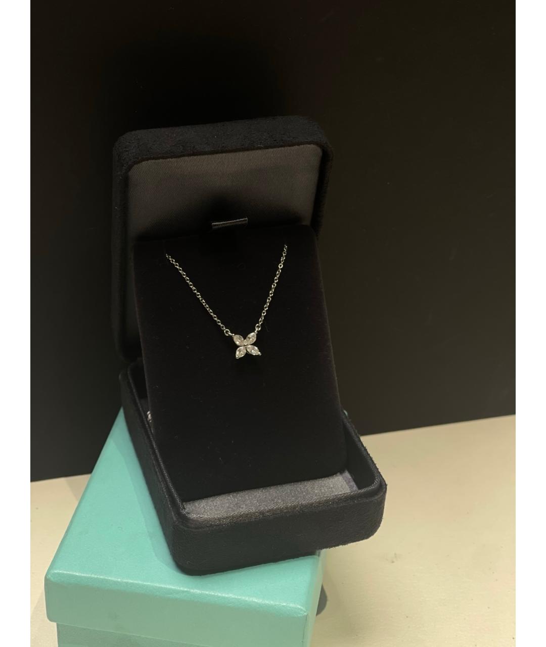 TIFFANY&CO Серебряное платиновое колье, фото 3