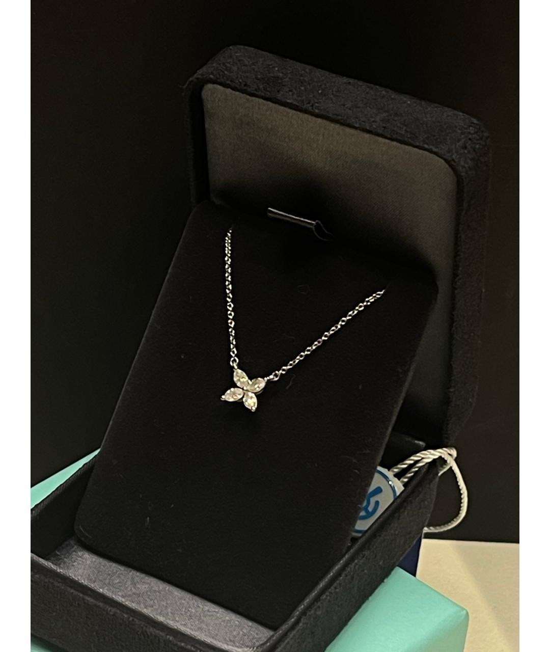 TIFFANY&CO Серебряное платиновое колье, фото 4