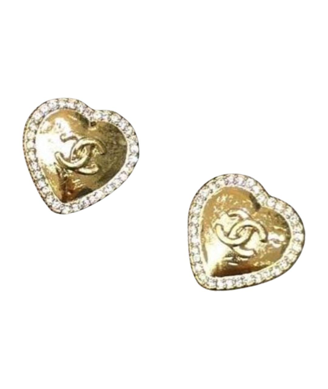 CHANEL Золотые серьги, фото 1