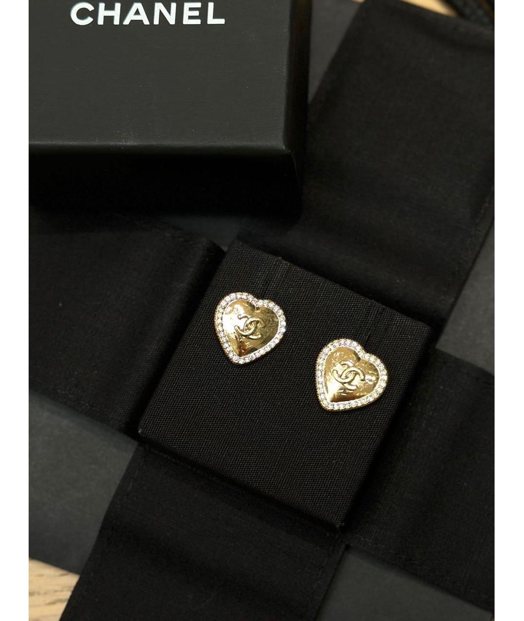 CHANEL Золотые серьги, фото 5
