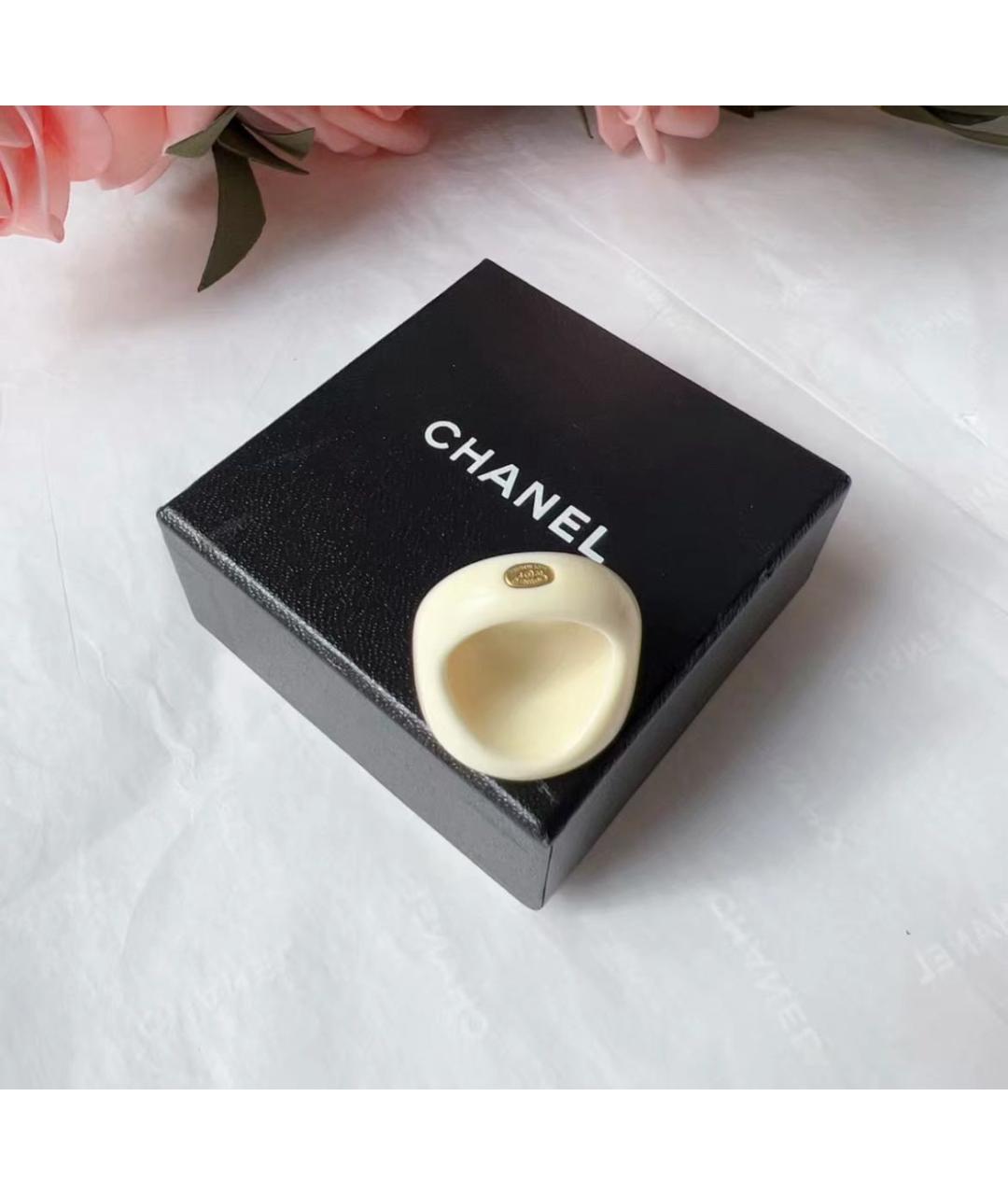 CHANEL Белое кольцо, фото 5