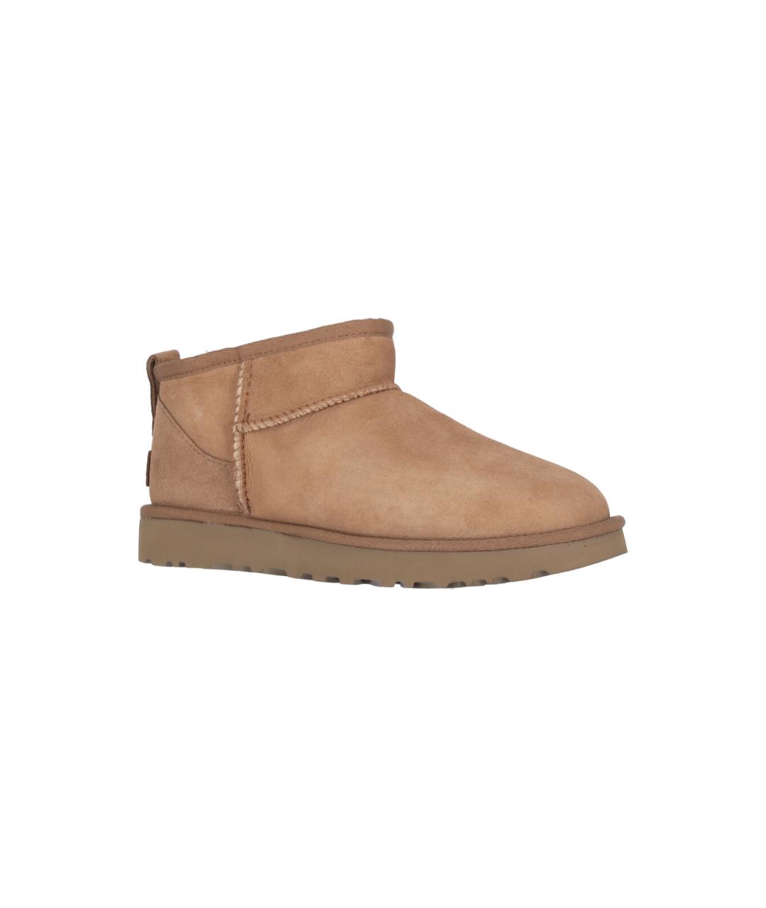 UGG Коричневые замшевые ботинки, фото 2
