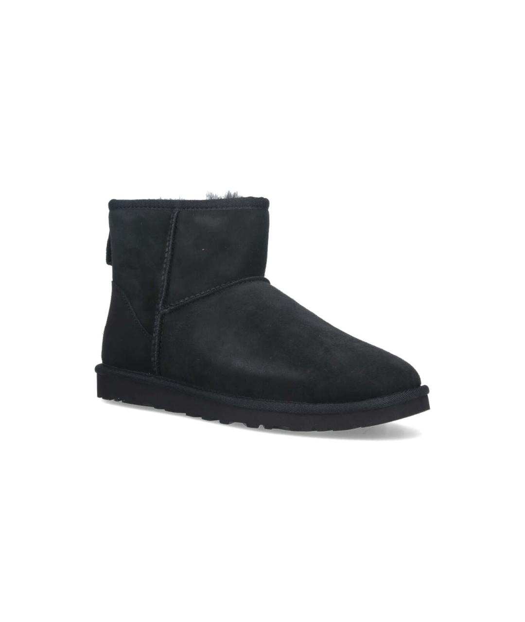 UGG Черные замшевые высокие ботинки, фото 2