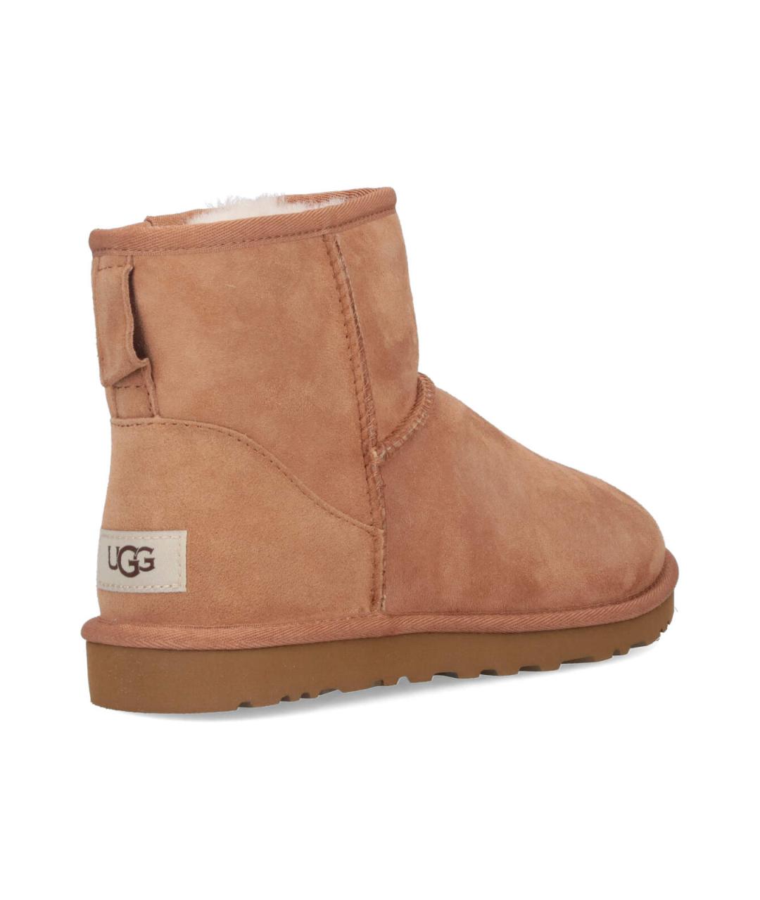 UGG Коричневые замшевые высокие ботинки, фото 4