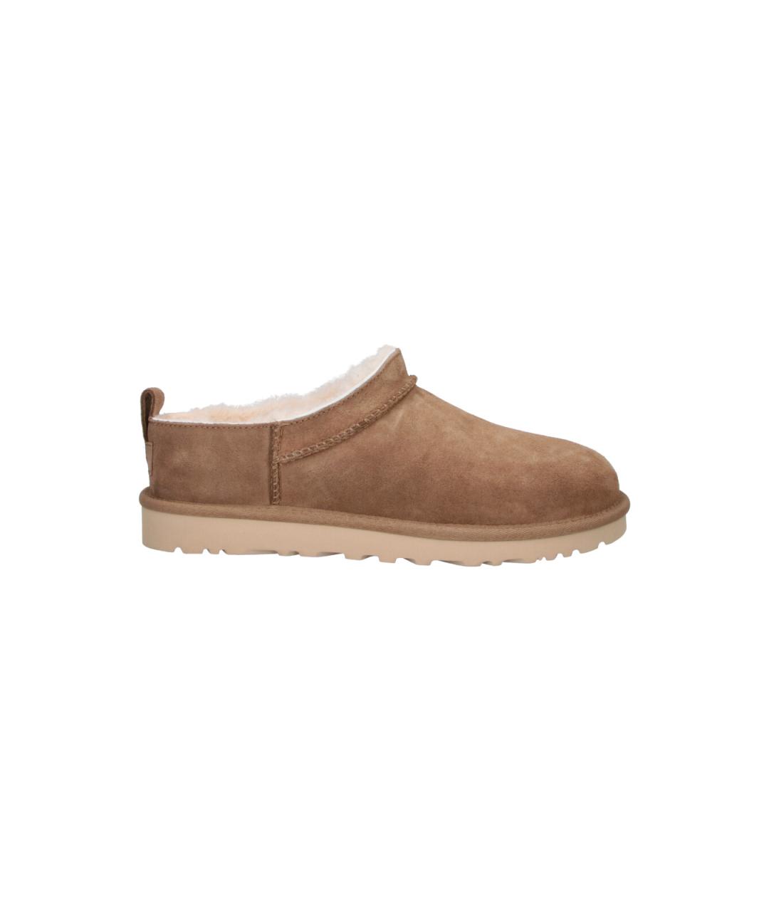 UGG Коричневые замшевые низкие ботинки, фото 6