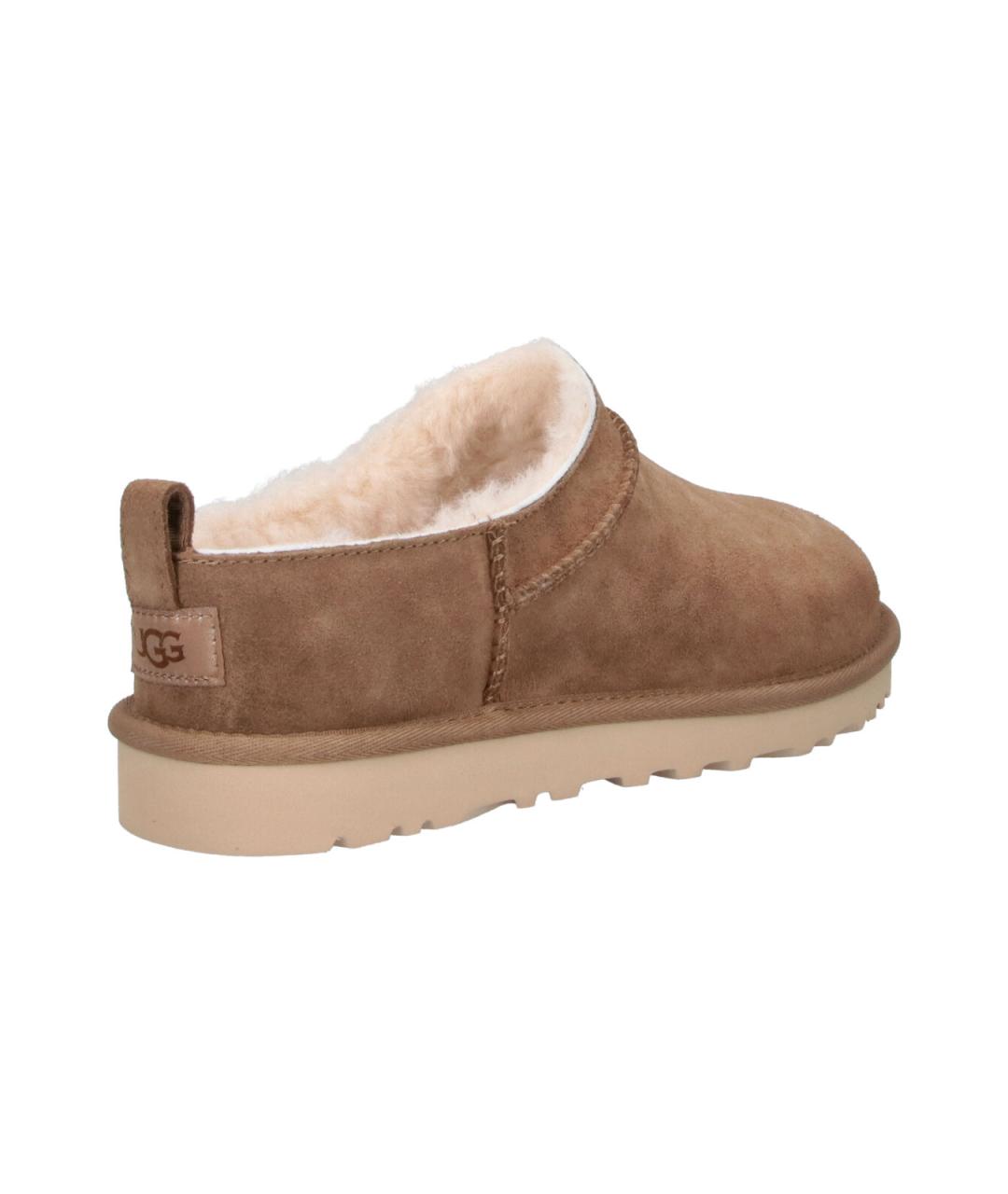 UGG Коричневые замшевые низкие ботинки, фото 4