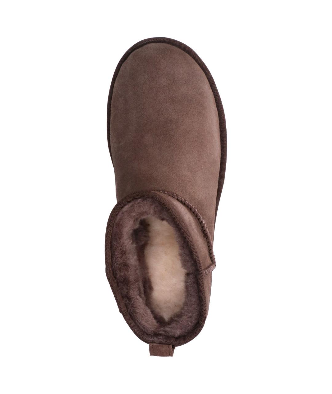UGG Коричневые замшевые низкие ботинки, фото 5