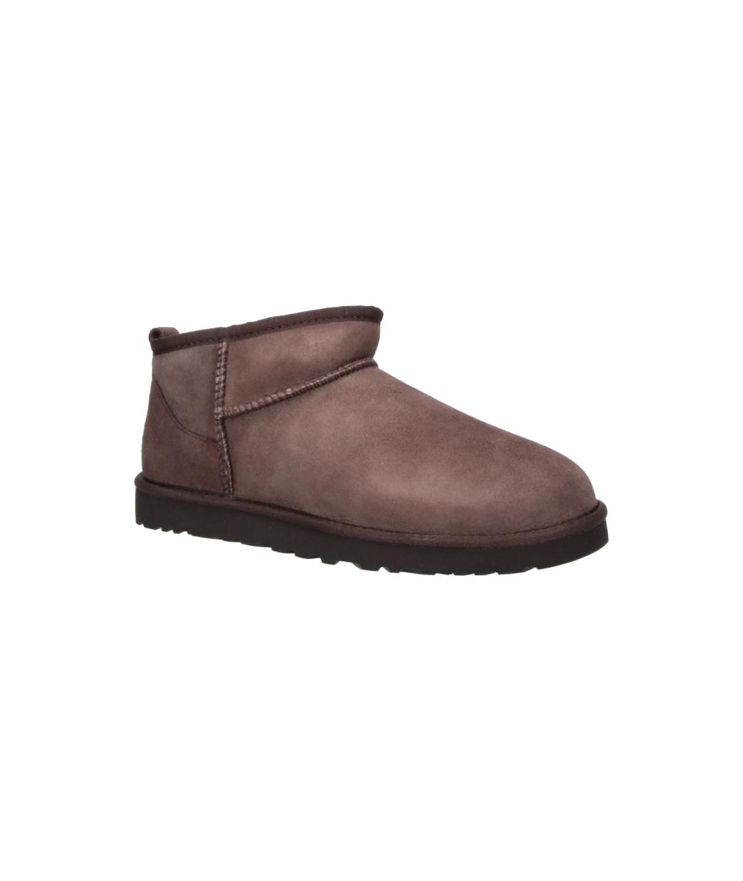 UGG Коричневые замшевые низкие ботинки, фото 2