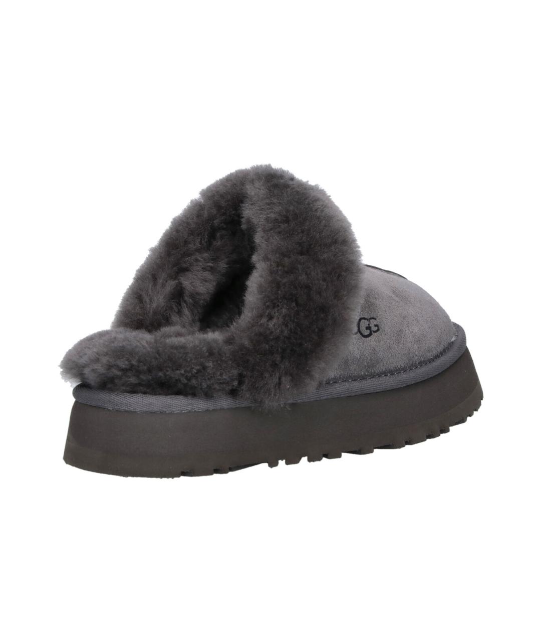 UGG Серые замшевые сабо, фото 4