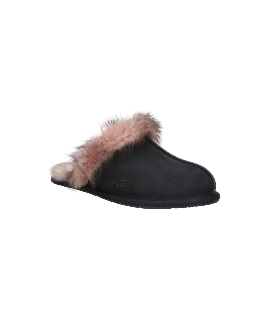 UGG Черные замшевые сабо, фото 2
