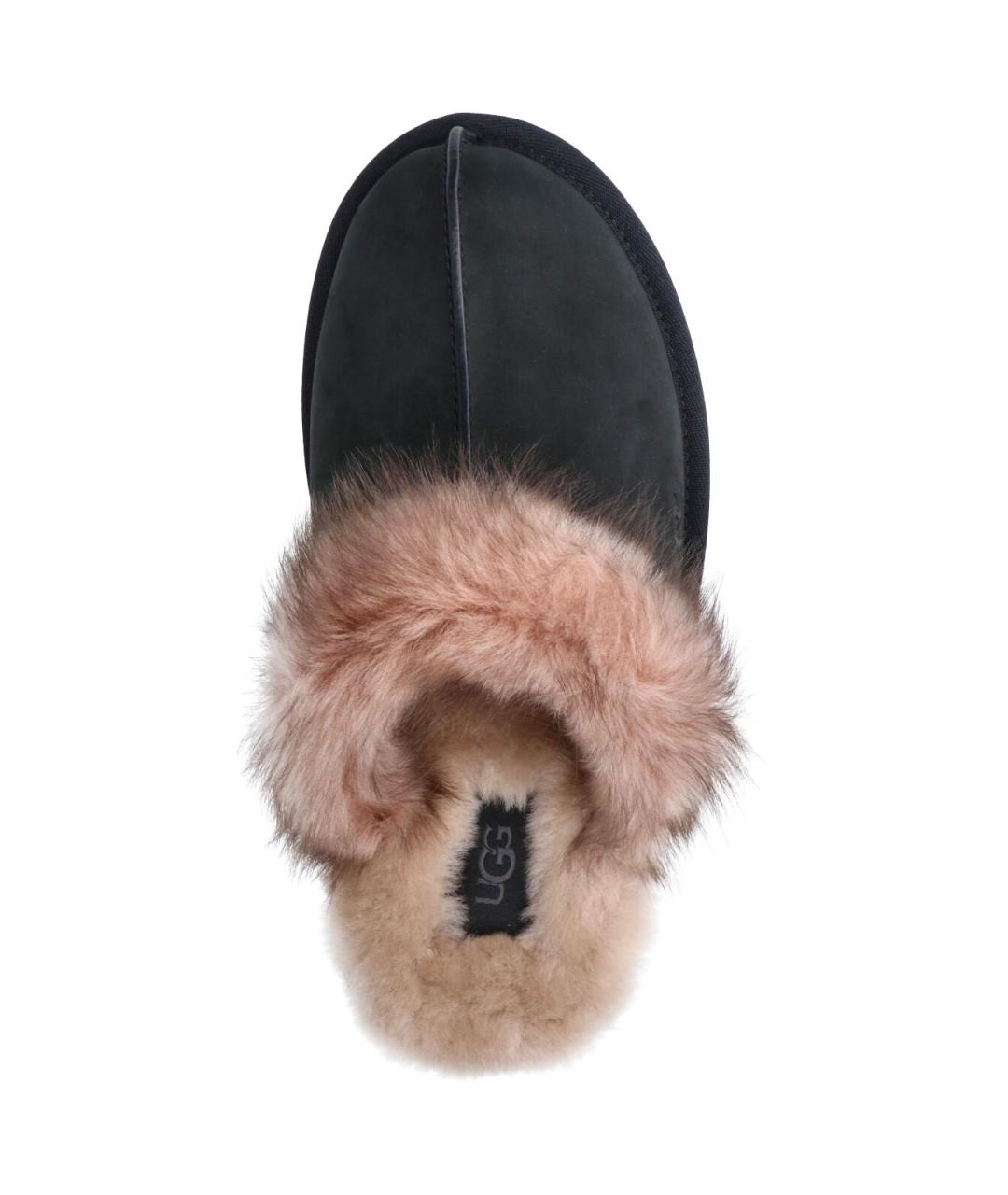UGG Черные замшевые сабо, фото 5