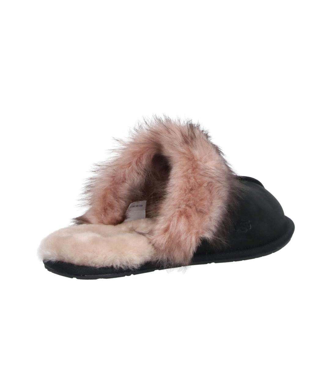 UGG Черные замшевые сабо, фото 4