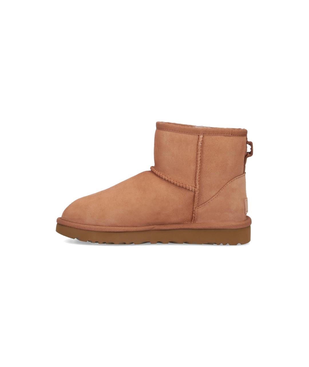UGG Коричневые замшевые ботинки, фото 3