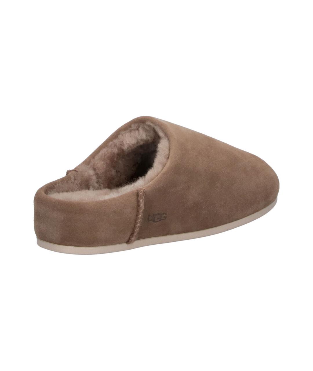UGG Коричневые замшевые сабо, фото 4