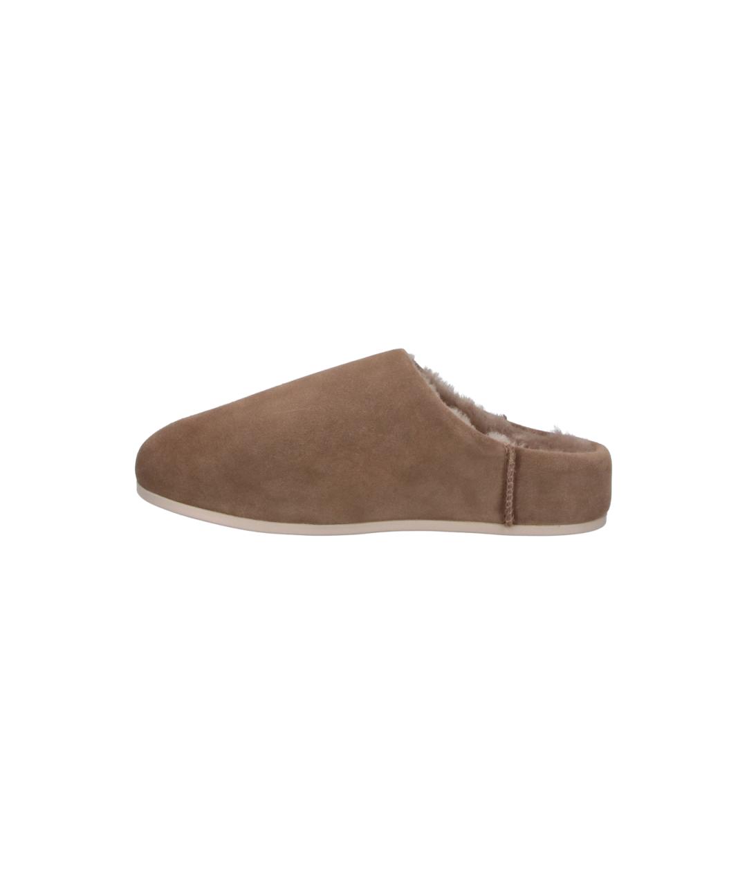 UGG Коричневые замшевые сабо, фото 3