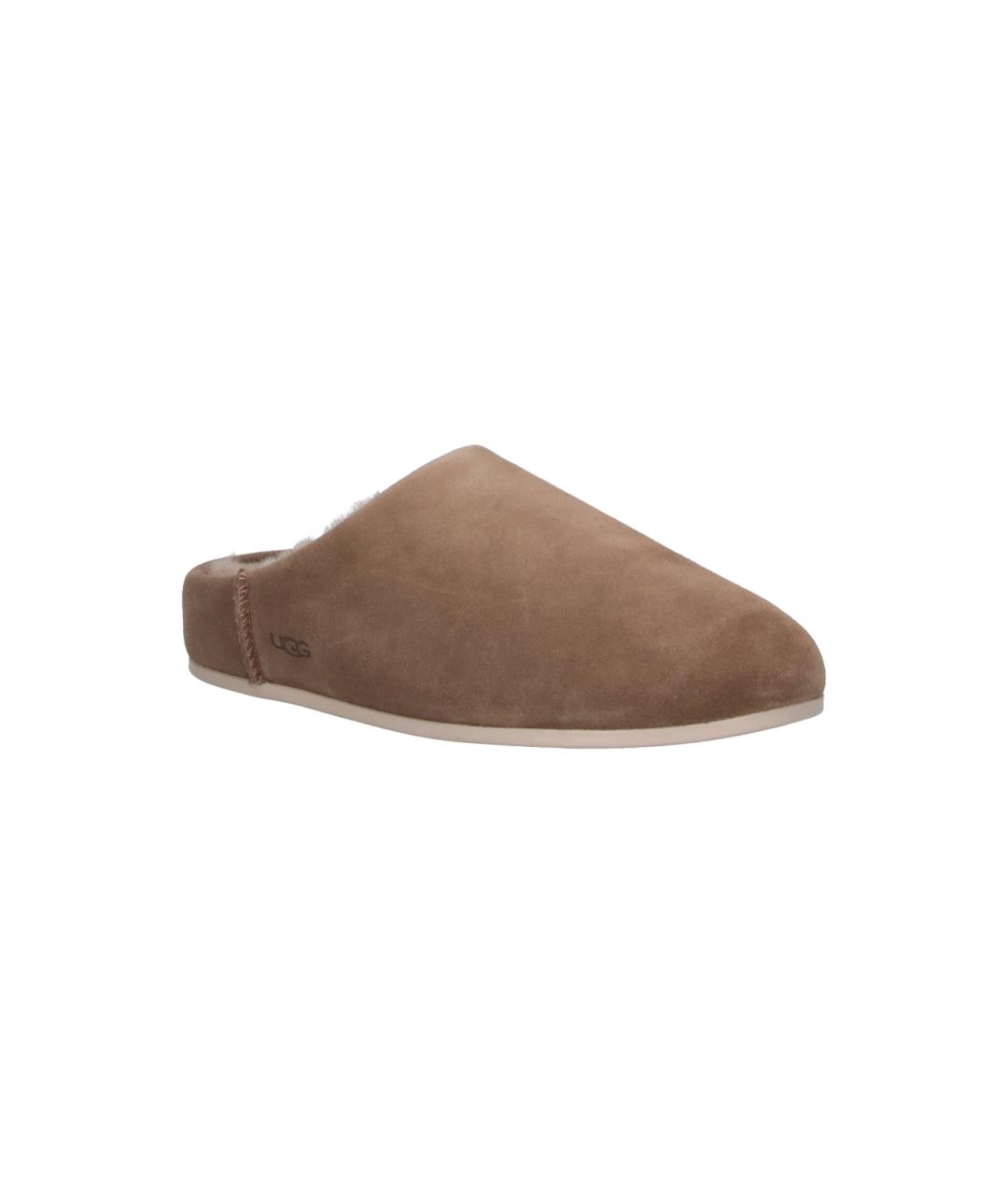 UGG Коричневые замшевые сабо, фото 2