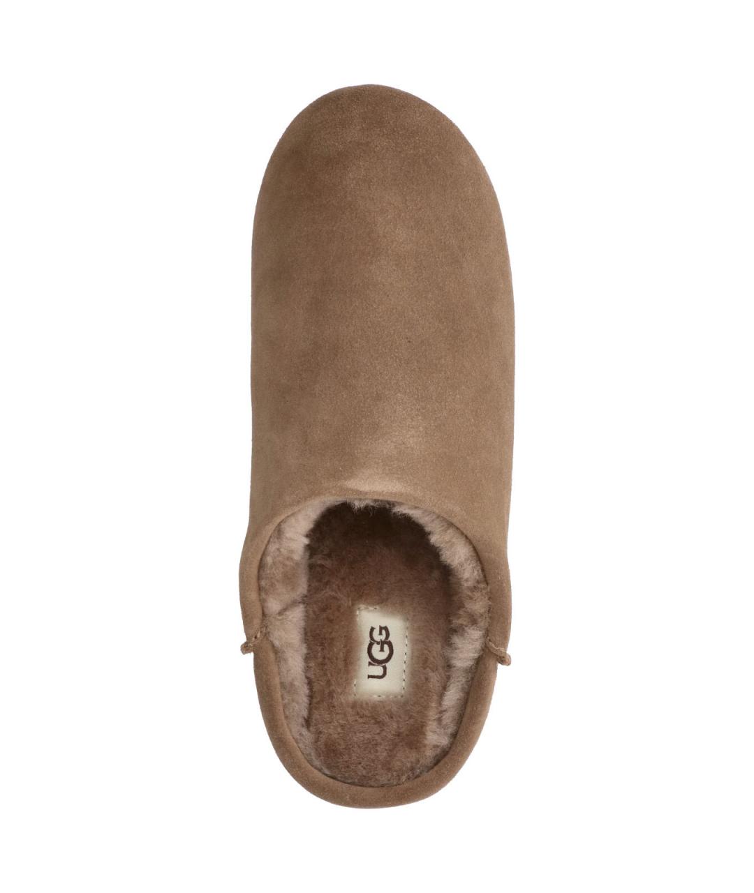 UGG Коричневые замшевые сабо, фото 5