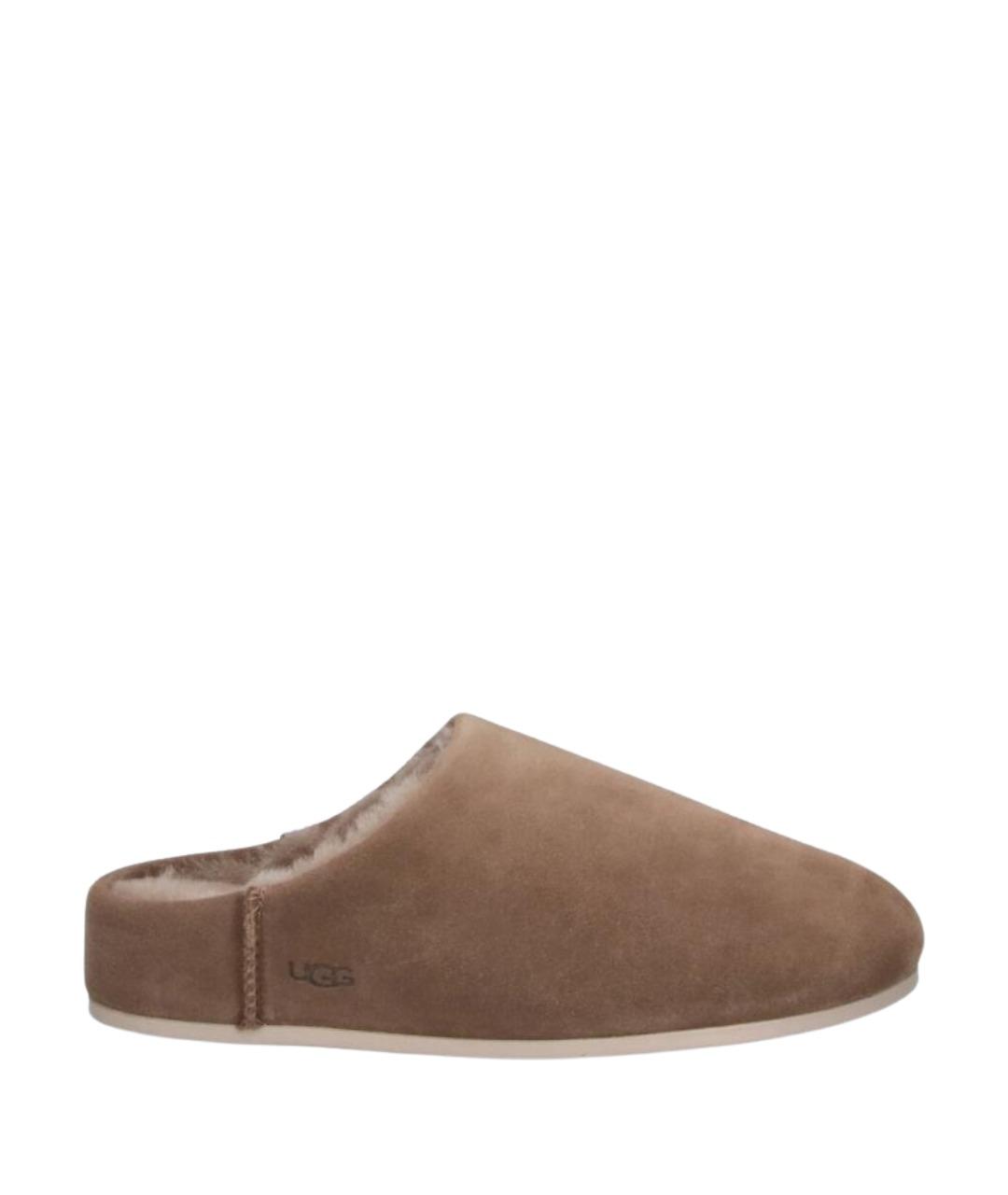 UGG Коричневые замшевые сабо, фото 1