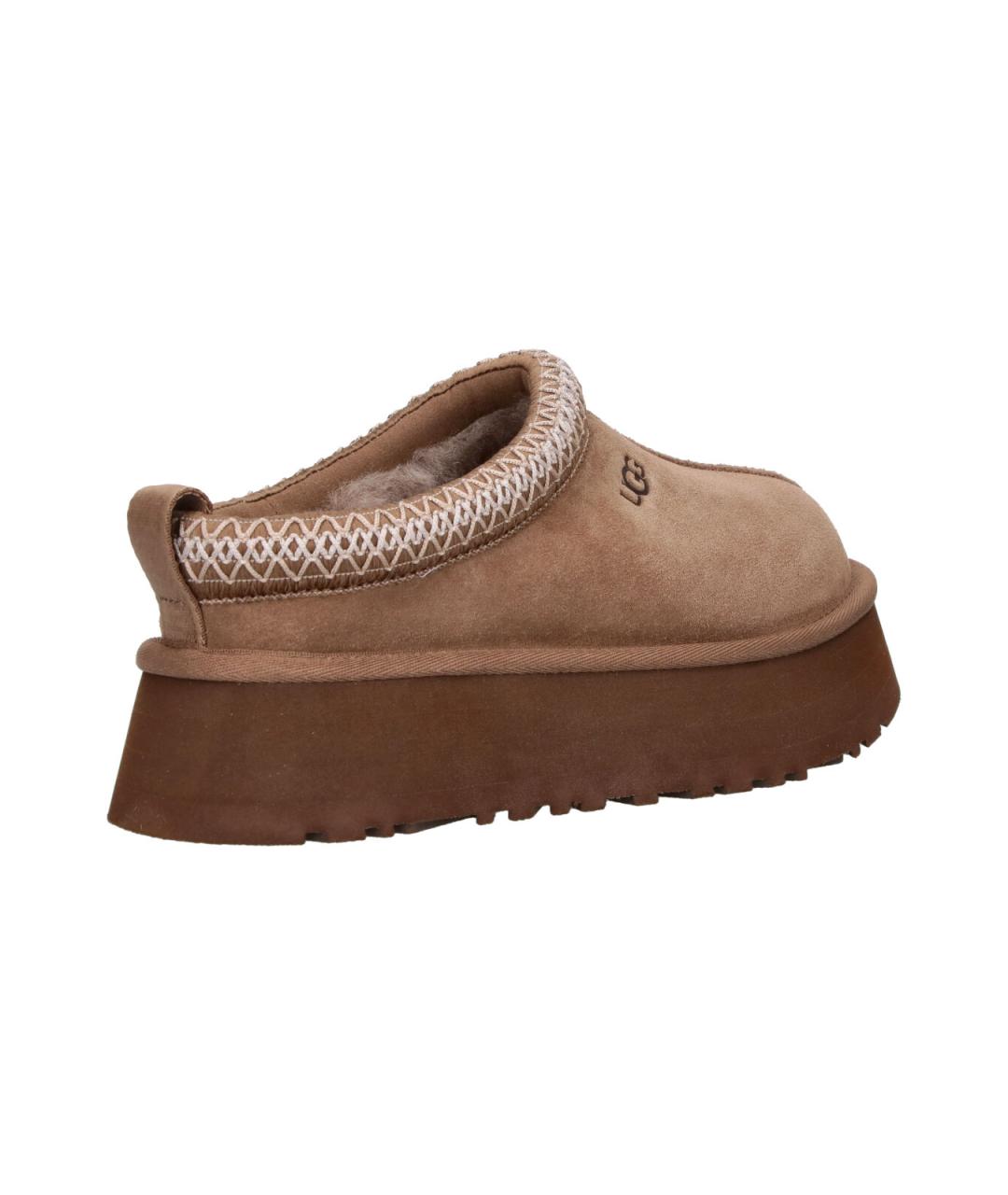 UGG Коричневые замшевые сабо, фото 4