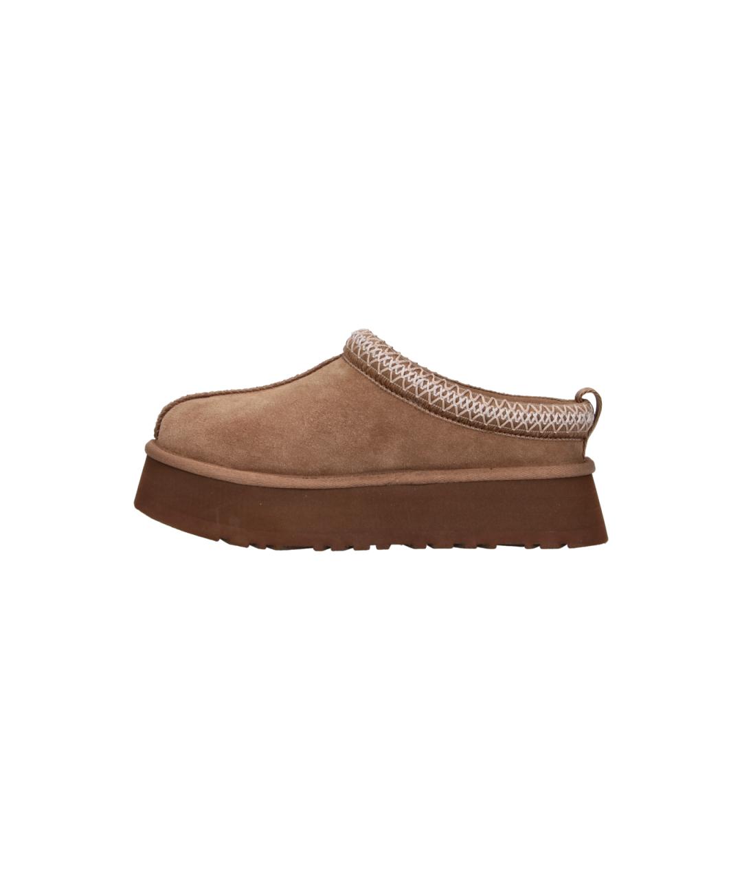 UGG Коричневые замшевые сабо, фото 3