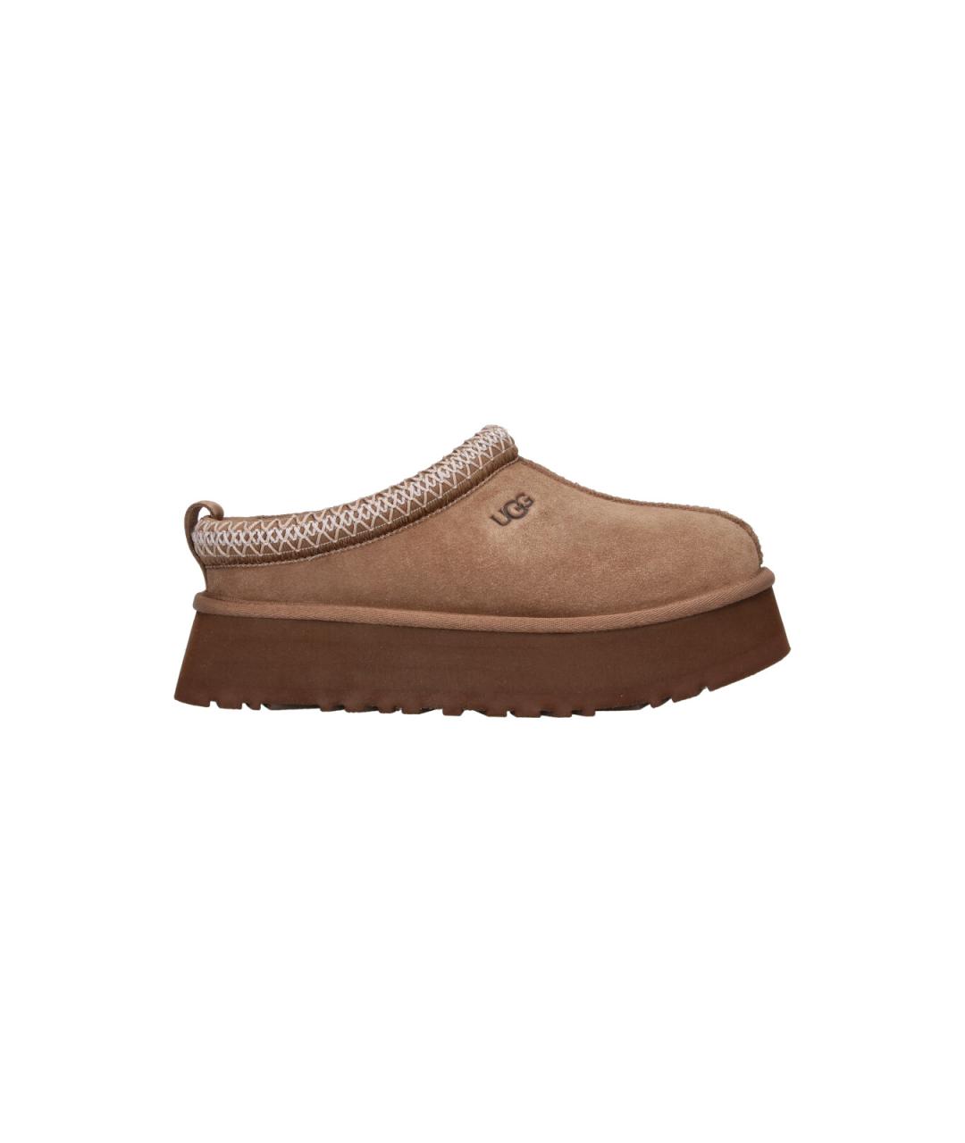 UGG Коричневые замшевые сабо, фото 6