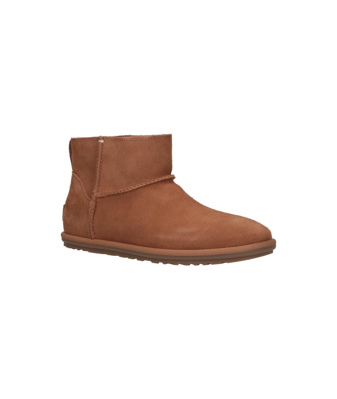 UGG Коричневые замшевые полусапоги, фото 2
