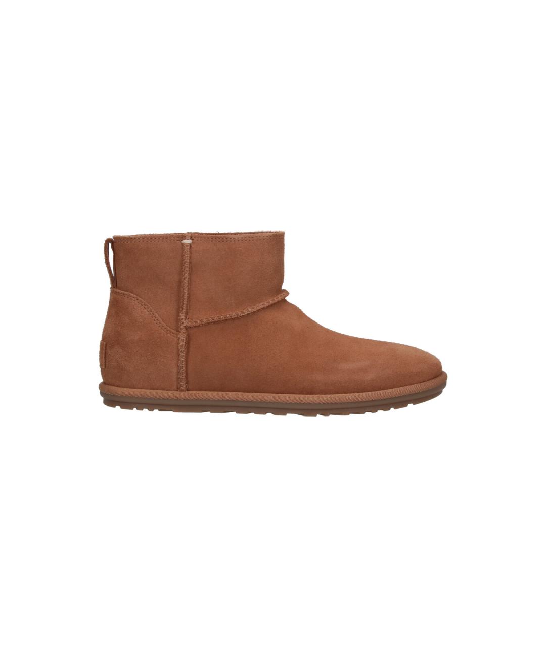 UGG Коричневые замшевые полусапоги, фото 6