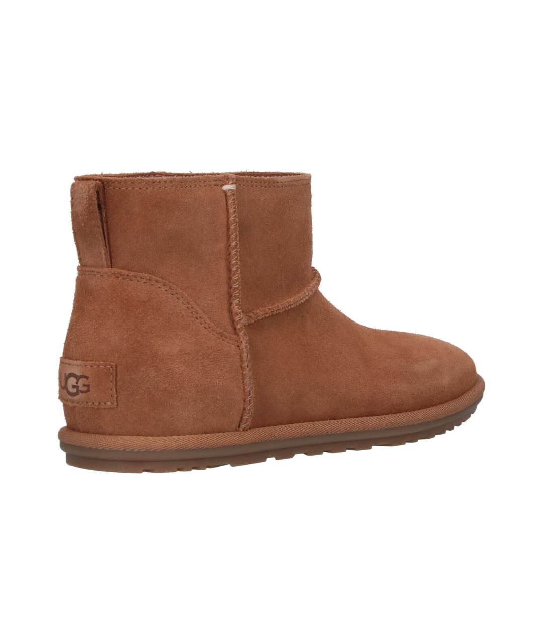 UGG Коричневые замшевые полусапоги, фото 4