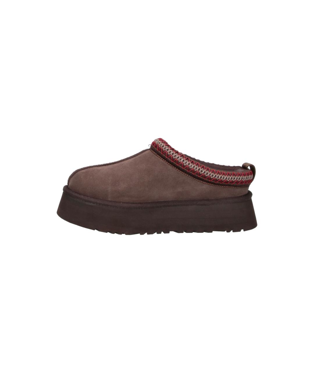 UGG Коричневые замшевые сабо, фото 3