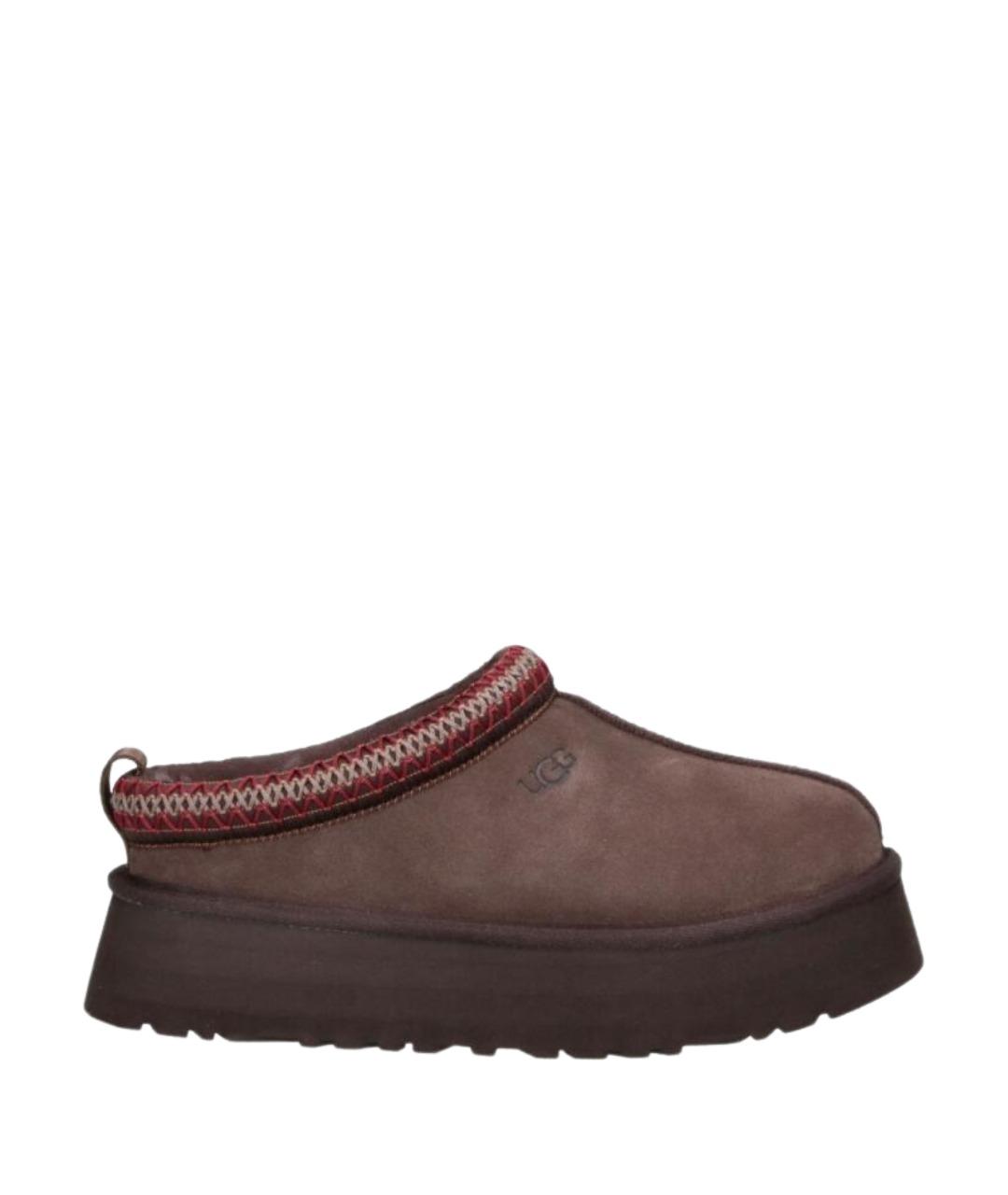 UGG Коричневые замшевые сабо, фото 1
