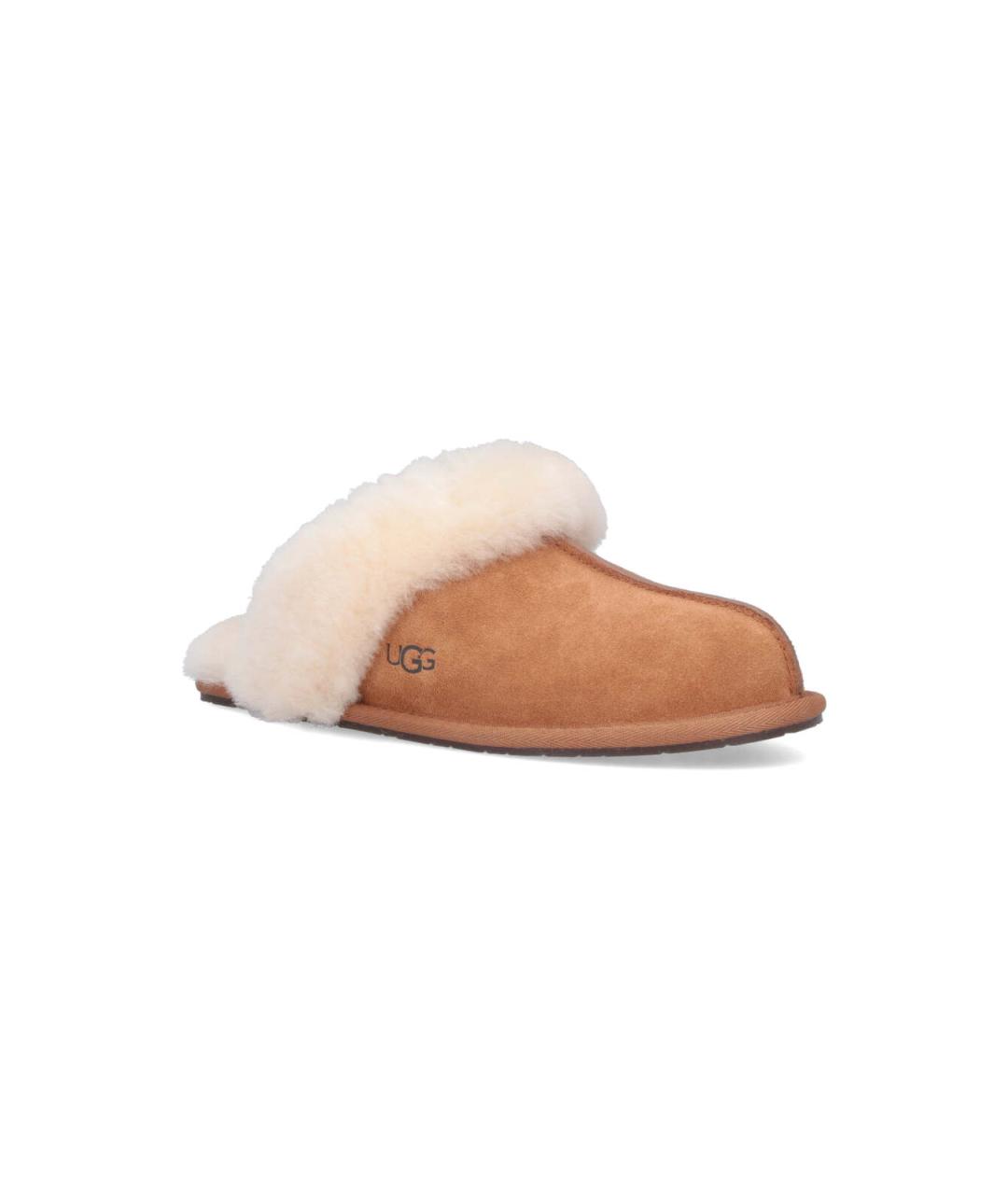 UGG Коричневые замшевые мюли, фото 2