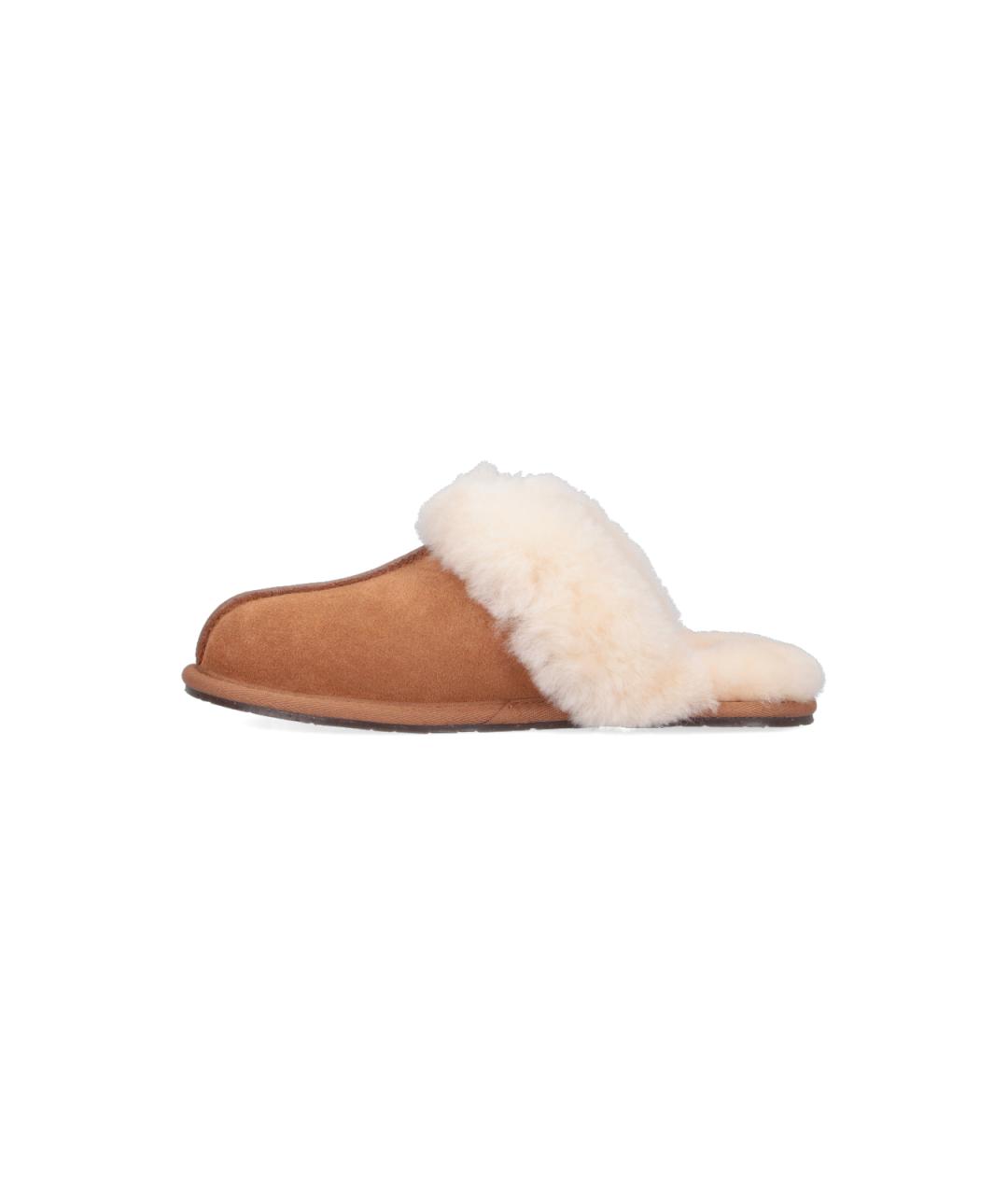 UGG Коричневые замшевые мюли, фото 3