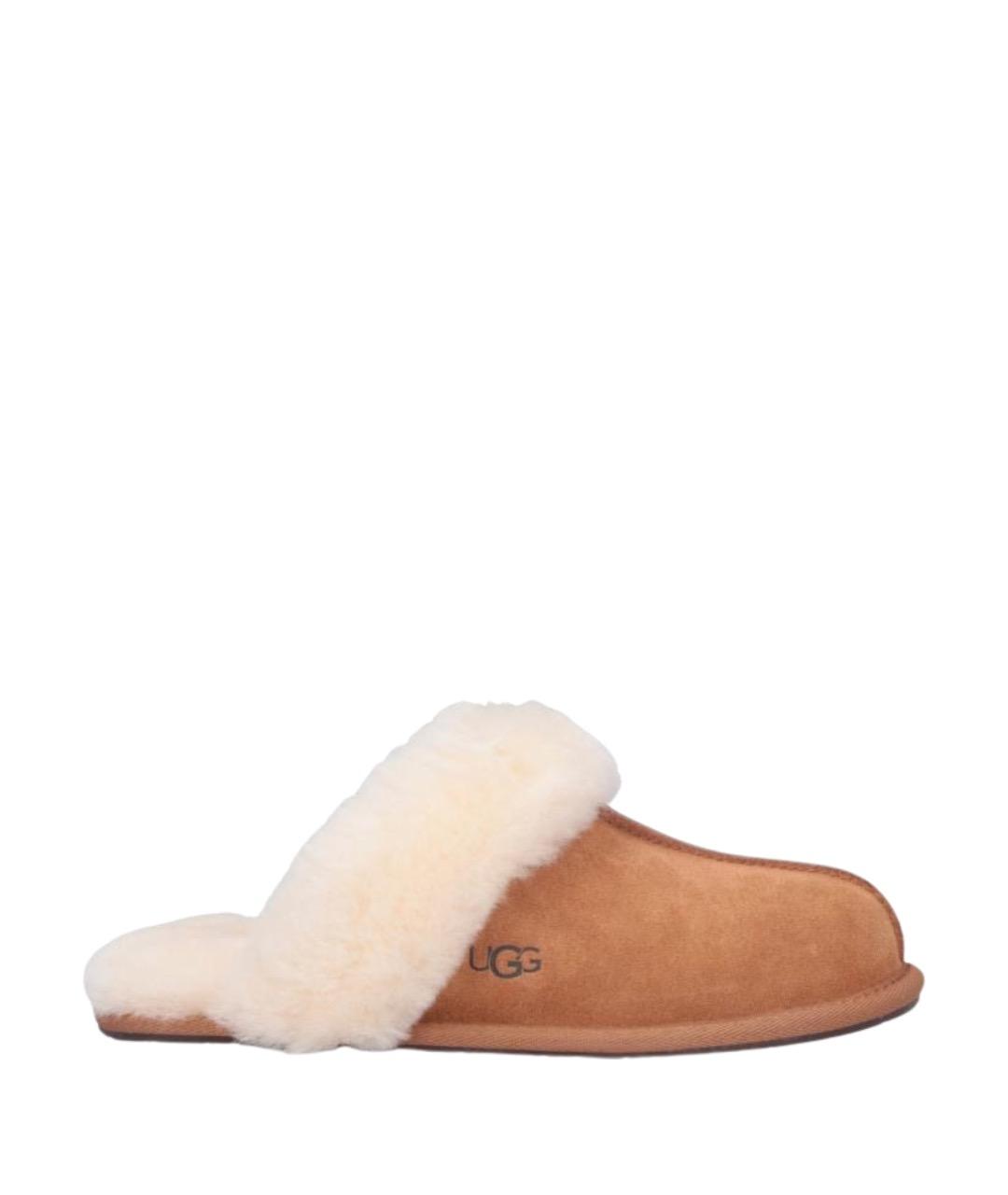 UGG Коричневые замшевые мюли, фото 1