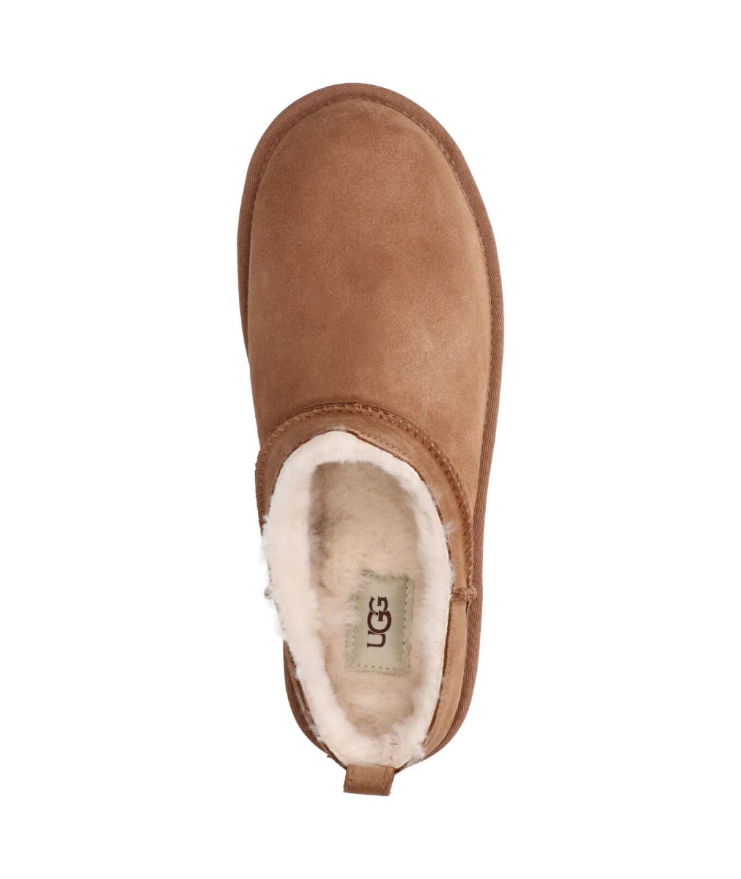 UGG Коричневые замшевые низкие ботинки, фото 5