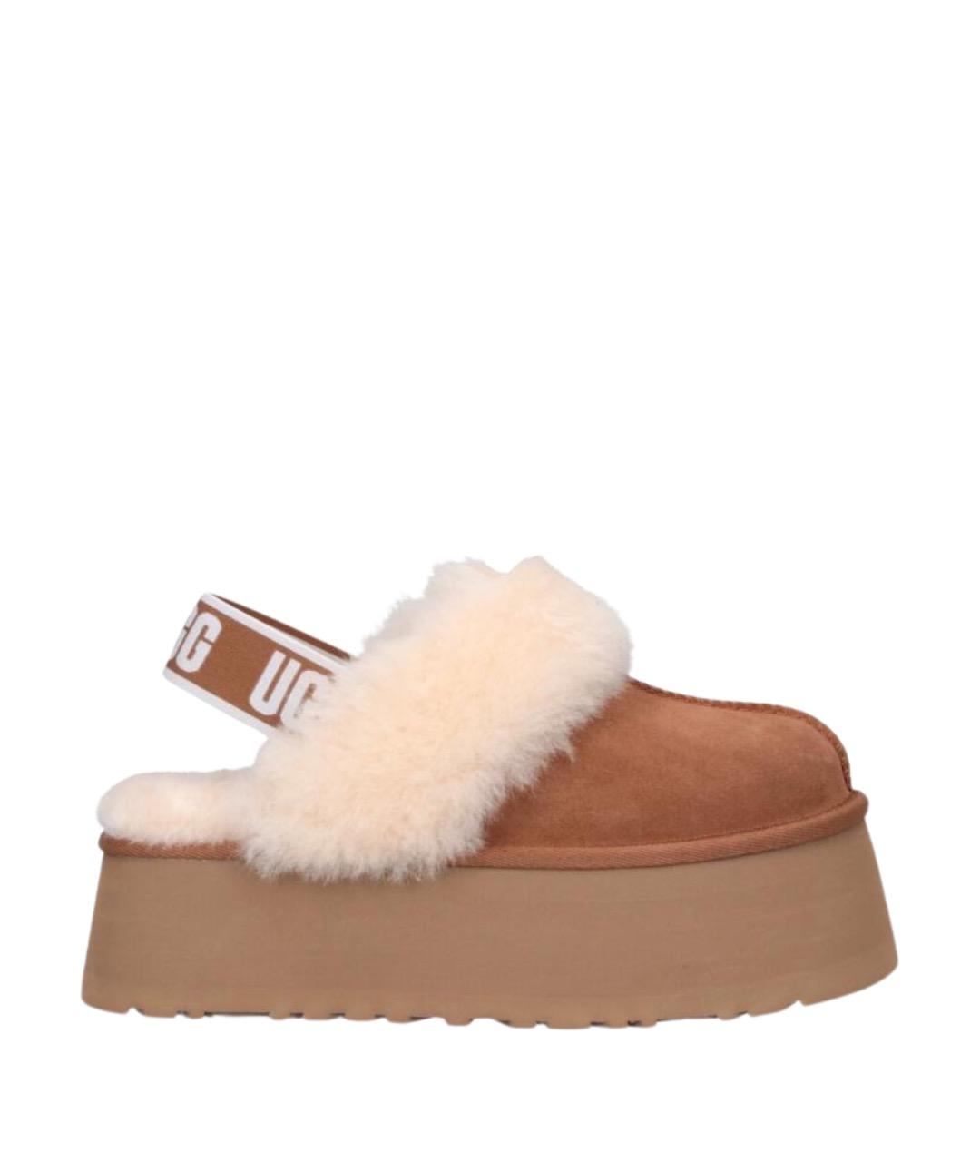 UGG Коричневые замшевые мюли, фото 1