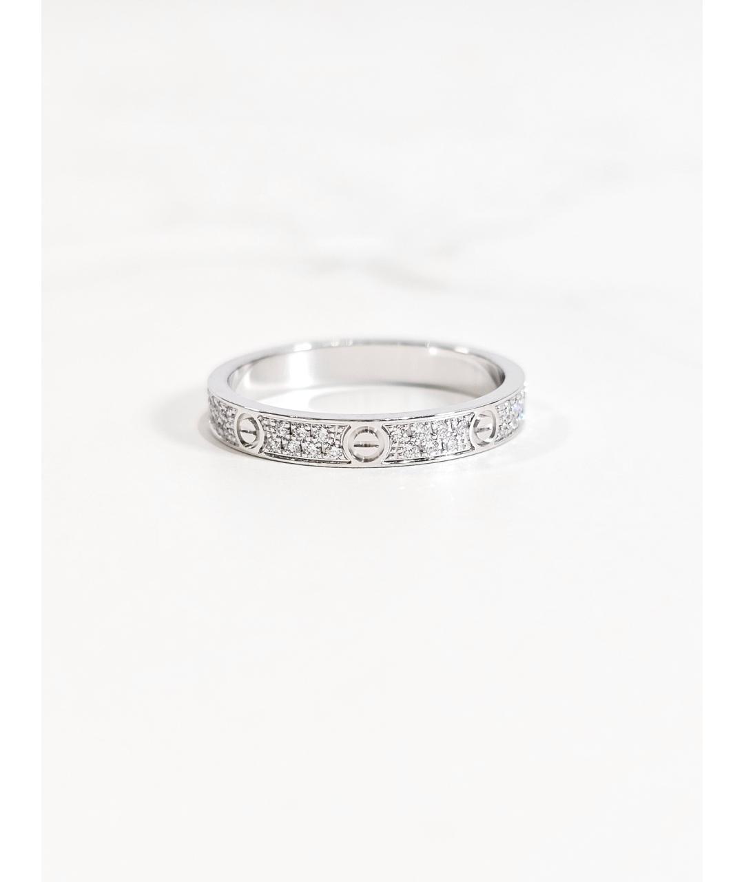 CARTIER Серебряное кольцо из белого золота, фото 3