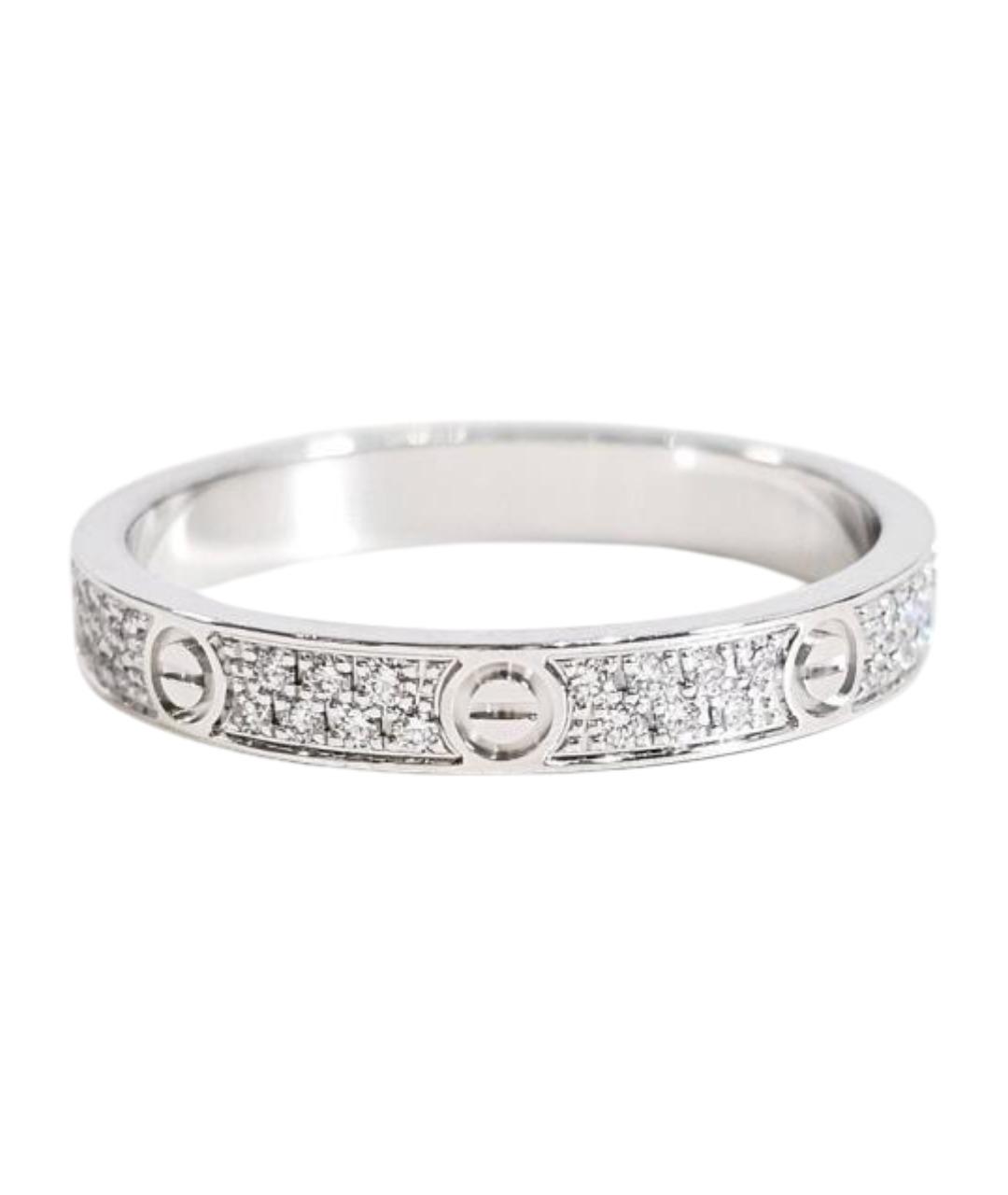 CARTIER Серебряное кольцо из белого золота, фото 1
