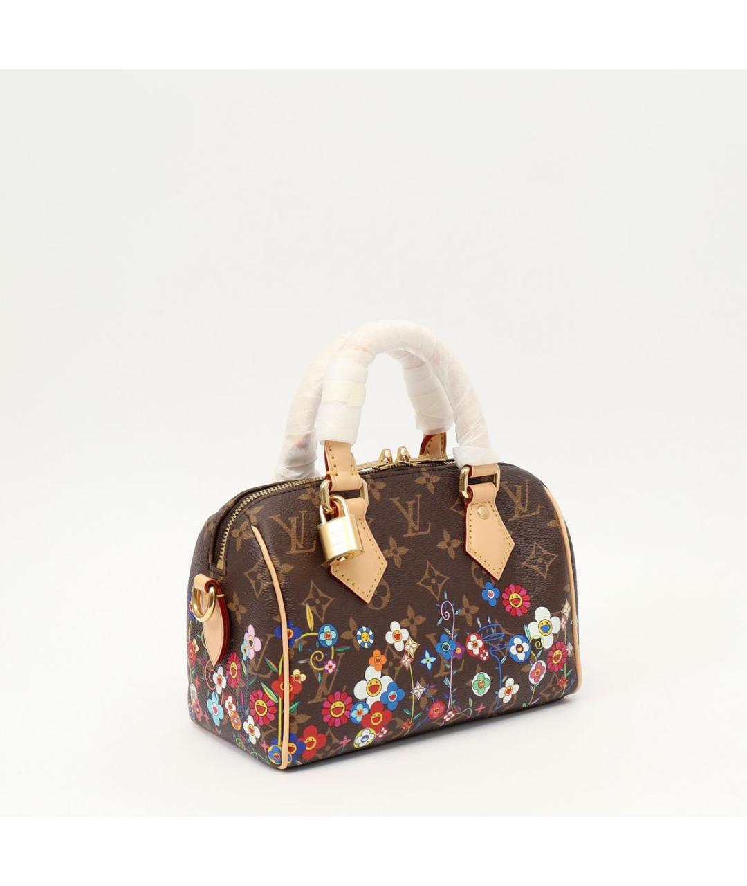 LOUIS VUITTON Коричневая кожаная сумка через плечо, фото 3