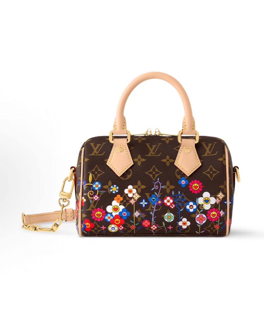 LOUIS VUITTON Коричневая кожаная сумка через плечо, фото 1