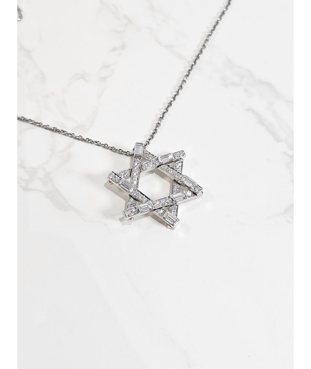 Harry Winston Серебряное платиновое колье, фото 3