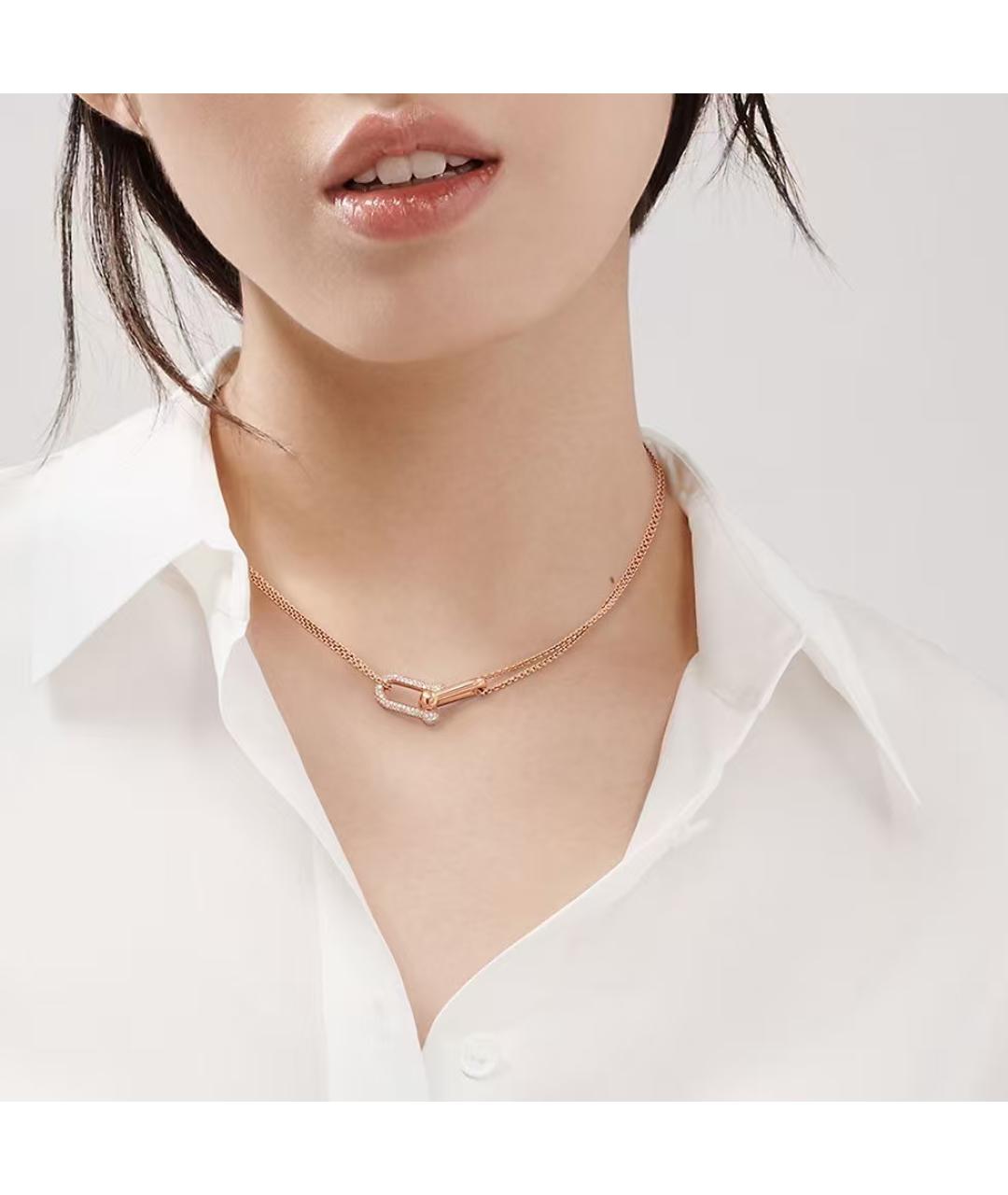 TIFFANY&CO Золотое колье из розового золота, фото 4
