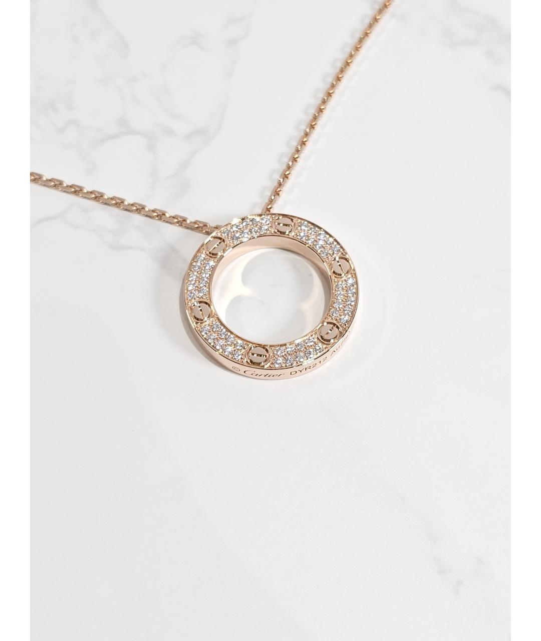 CARTIER Золотое колье из розового золота, фото 2