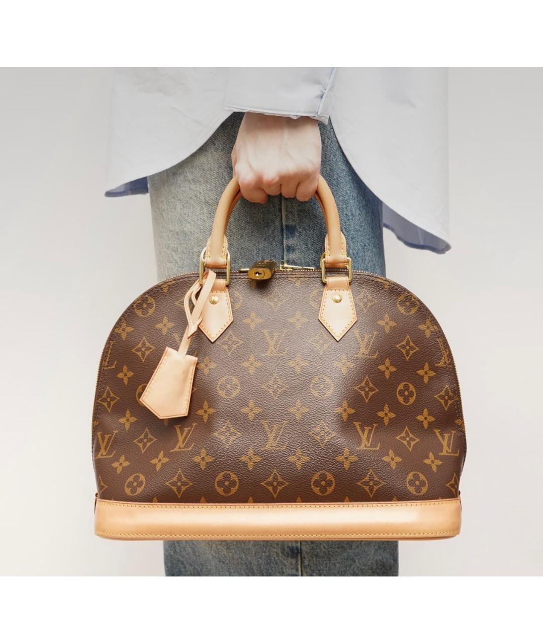 LOUIS VUITTON Сумка с короткими ручками из канвы, фото 5