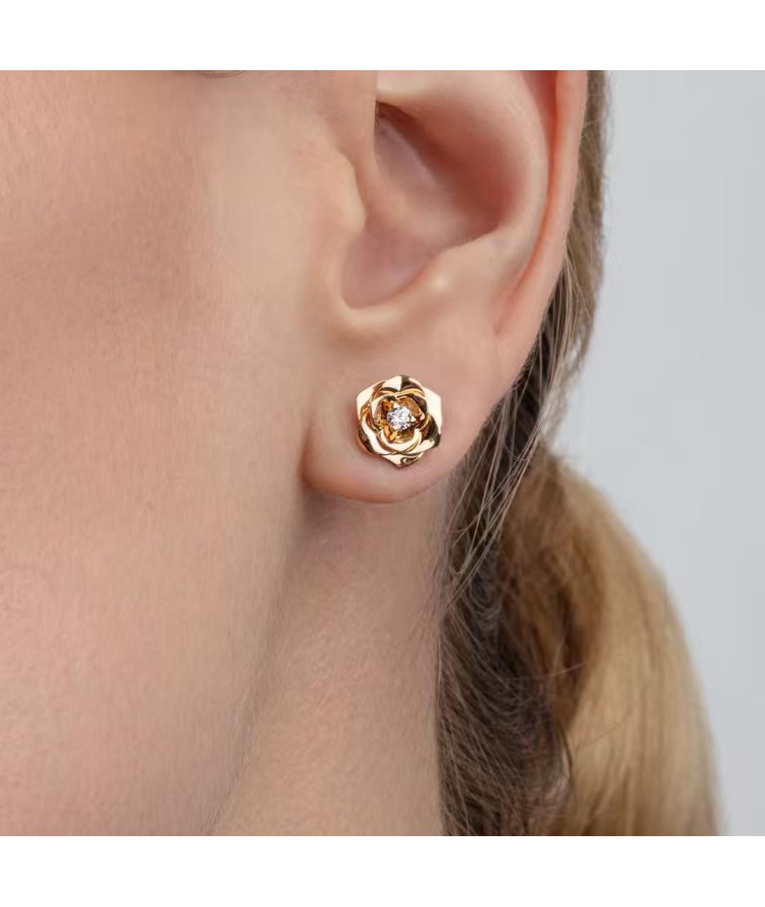 PIAGET Золотые серьги из розового золота, фото 3