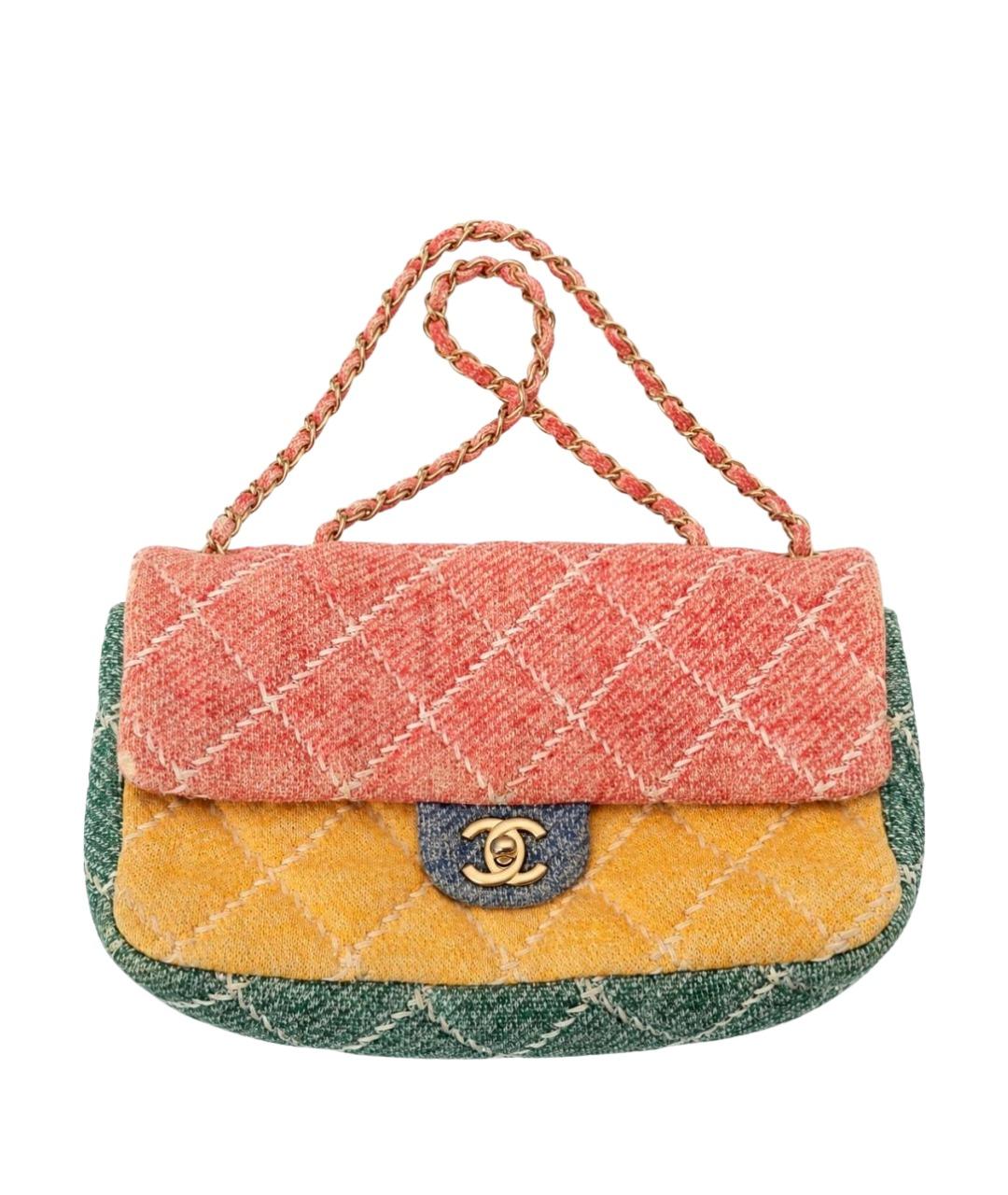 CHANEL Мульти твидовая сумка через плечо, фото 1