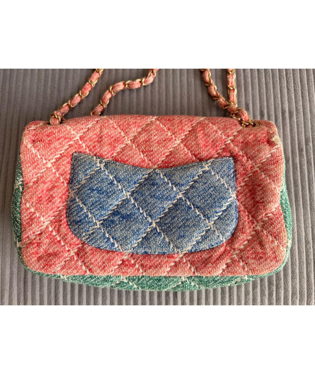 CHANEL Мульти твидовая сумка через плечо, фото 3