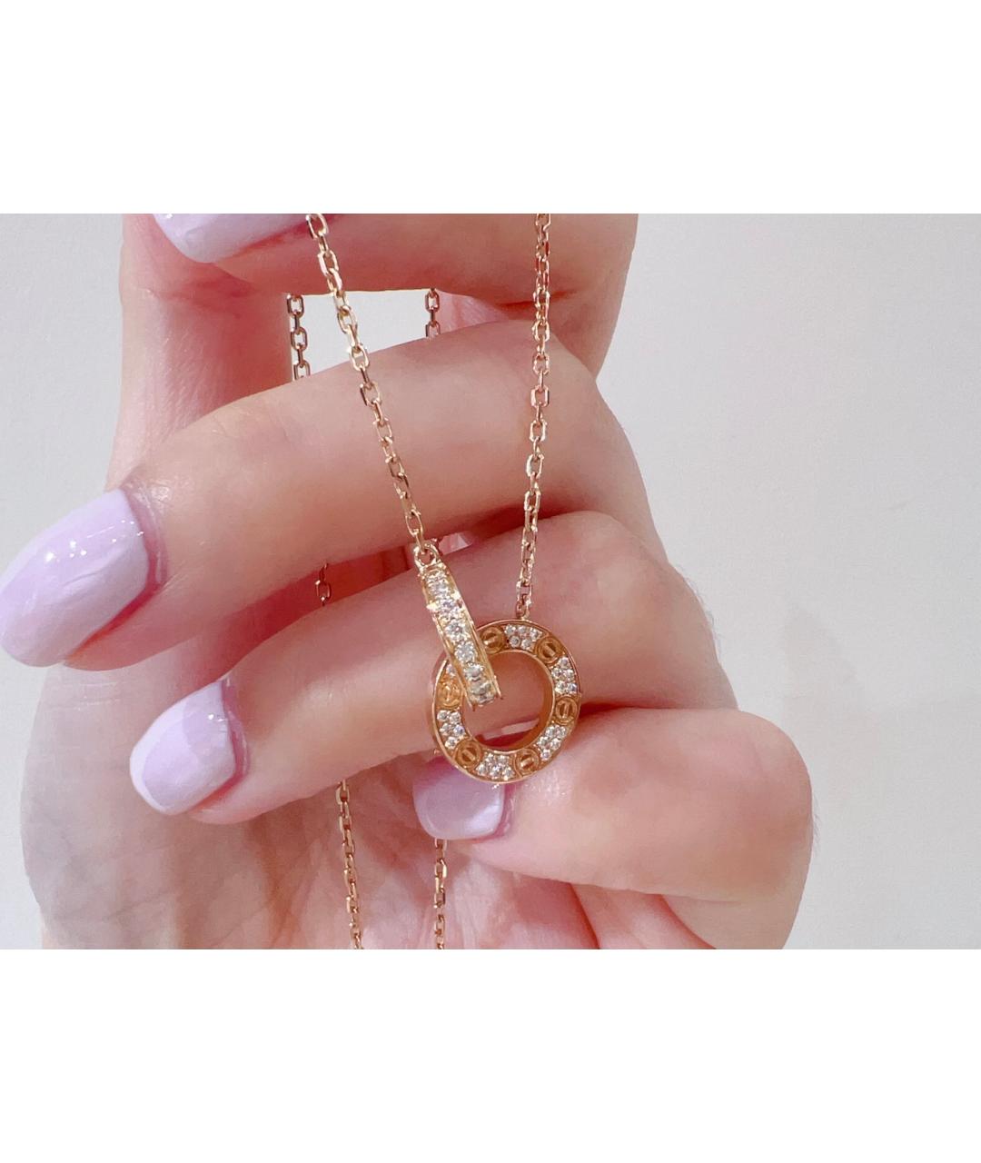 CARTIER Золотое колье из розового золота, фото 4