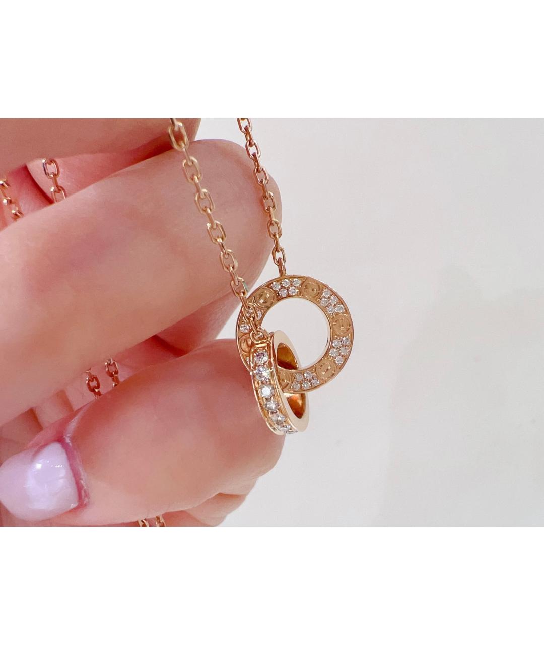 CARTIER Золотое колье из розового золота, фото 5